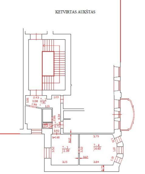 Parduodamas butas Kalvarijų g., Šnipiškės, Vilniaus m., Vilniaus m. sav., 25.69 m² ploto 1 kambarys 15