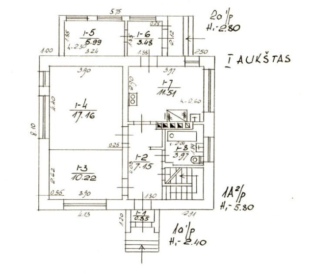 Parduodamas namas Linelių g., Labūnavos k., Kėdainių r. sav., 27.76 m² ploto 2 kambariai 12
