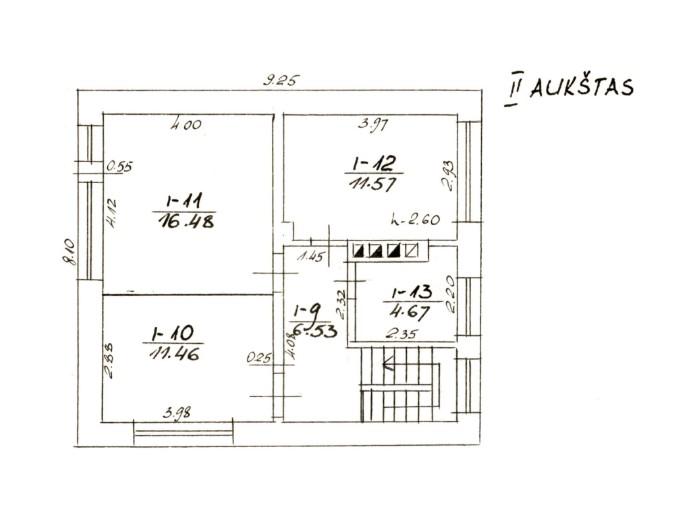 Parduodamas namas Linelių g., Labūnavos k., Kėdainių r. sav., 27.76 m² ploto 2 kambariai 13