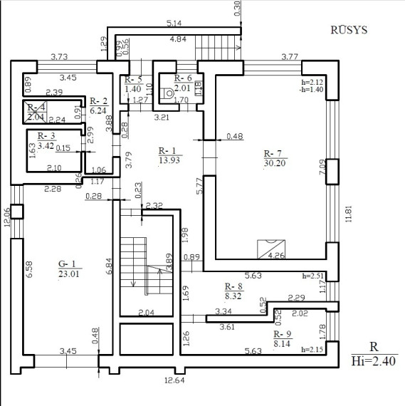 Parduodamas namas V. Kudirkos g., Naujamiesčio mstl., Panevėžio r. sav., 271.59 m2 ploto, 2 aukštai 26