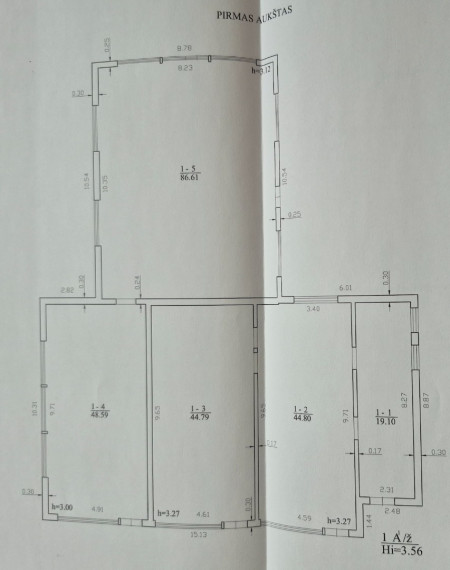 Parduodamas namas Čekiškės g., Vilkijos m., Kauno r. sav., 277.55 m2 ploto, 1 aukštai 23