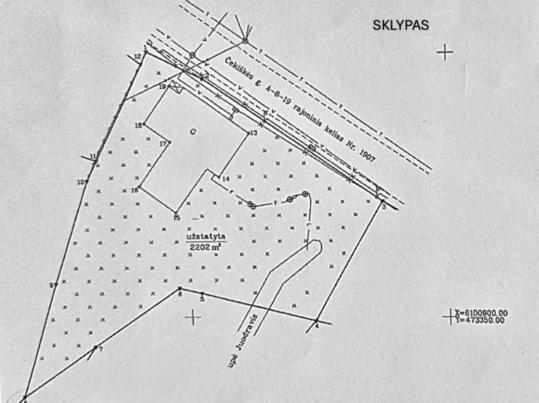 Parduodamas namas Čekiškės g., Vilkijos m., Kauno r. sav., 277.55 m2 ploto, 1 aukštai 25