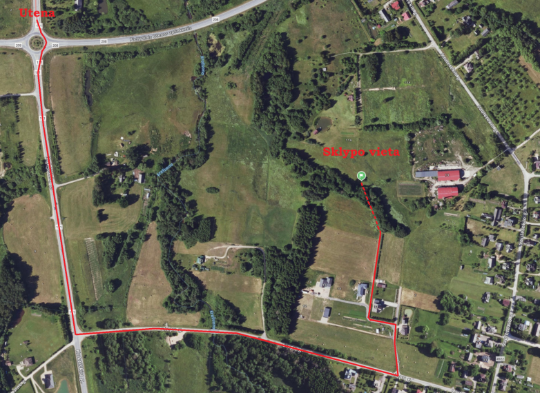 Parduodamas sklypas Nemeikščių k., Utenos r. sav., 56.53 a ploto 4