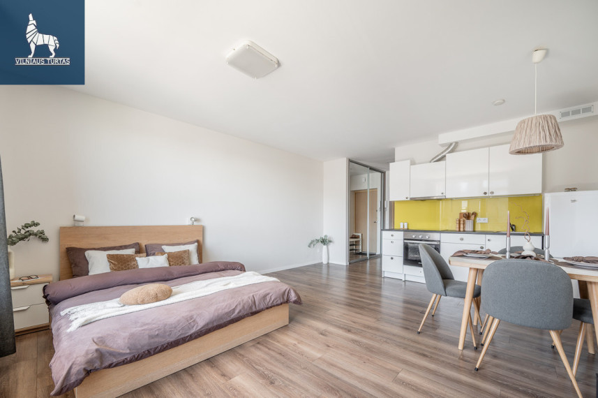 Parduodamas butas Linkmenų g., Šnipiškės, Vilniaus m., Vilniaus m. sav., 33.8 m2 ploto, 1 kambariai 7
