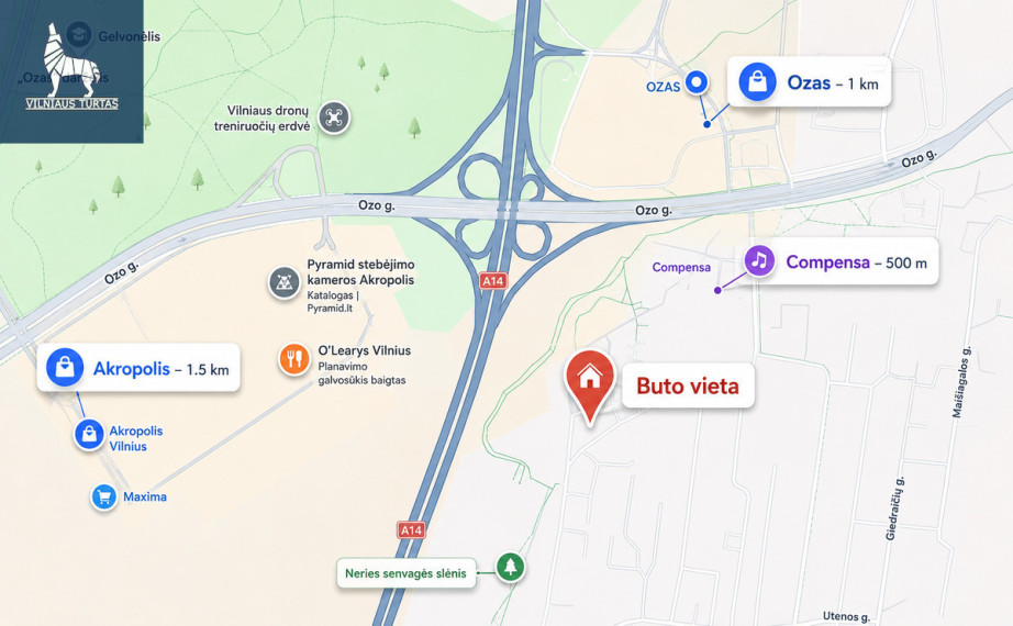 Parduodamas butas Linkmenų g., Šnipiškės, Vilniaus m., Vilniaus m. sav., 33.8 m2 ploto, 1 kambariai 25