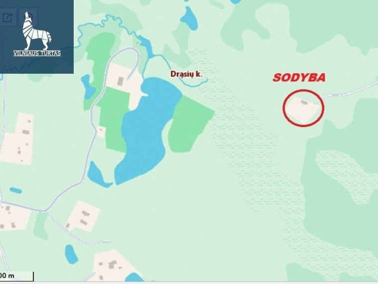 Parduodamas namas Drąsių k., Molėtų r. sav., 74.33 m2 ploto, 1 aukštai 27