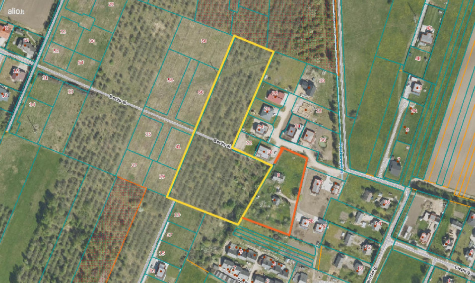 Parduodamas sklypas Beržų al., Dupulčių k., Kretingos r. sav., 219 a ploto 2