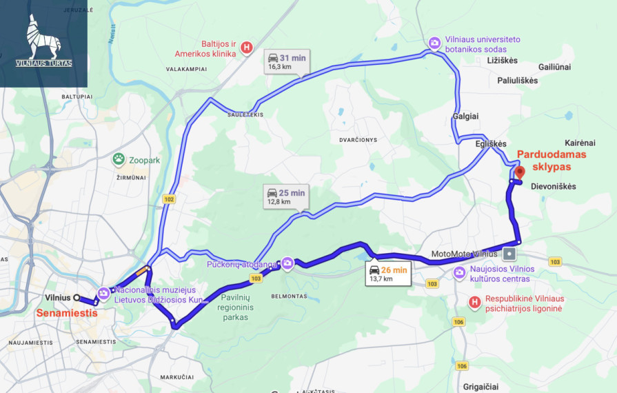 Parduodamas  sklypas Plynės g., Antakalnis, Vilniaus m., Vilniaus m. sav., 13.34 a ploto 12