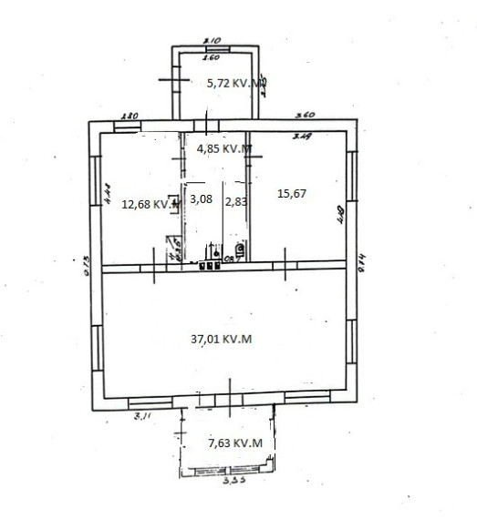 Parduodamas namas Ežero g., Ažuožeriai, 92.82 kv.m ploto 48
