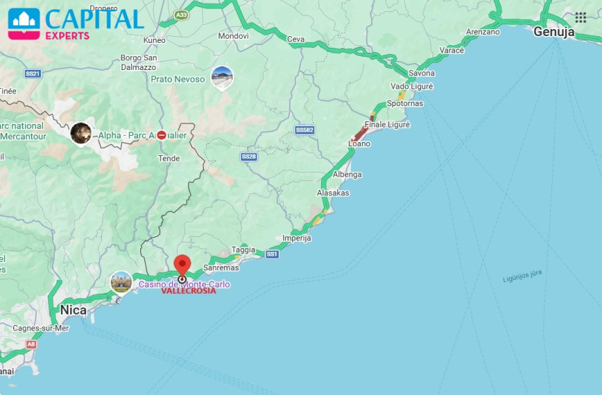 Parduodamas 119 kv. m. 3 kambarių butas per 2 aukštus su terasa, Vallecrosia, Ligūrija (Šiaurės Italija)  11