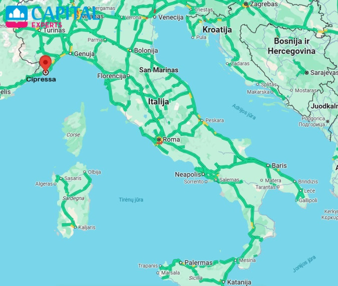 Parduodama 150 kv. m. vila su vaizdu į jūrą Cipressa, Ligūrija (Šiaurės Italija) 3