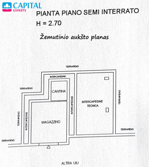 Parduodama 150 kv. m. vila su vaizdu į jūrą Cipressa, Ligūrija (Šiaurės Italija) 22
