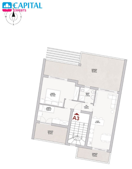 Parduodami 3 kambarių  95 m² apartamentai šalia jūros Castelsardo, Sardinijoje (Italija)  18