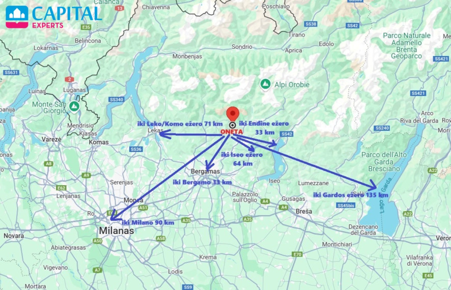 Parduodama 75 kv.m. vila per 2 aukštus su vaizdu į kalnus, Lombardija (Šiaurės Italija)  28