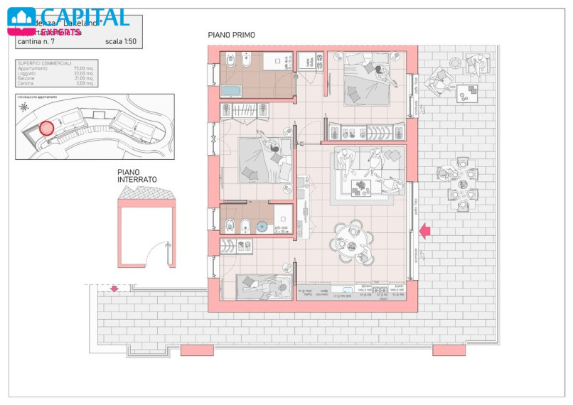  Parduodami 66 kv.m. apartamentai prie ežero (statomas projektas), Lombardija (Šiaurės Italija)  24