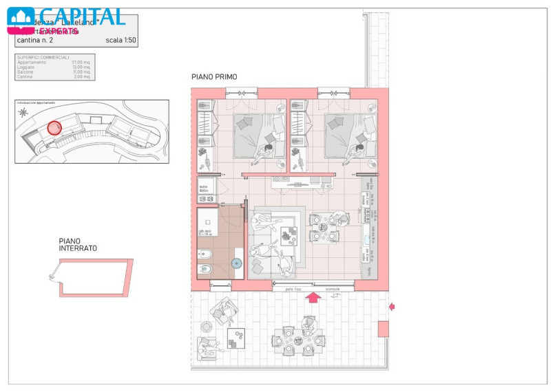  Parduodami 66 kv.m. apartamentai prie ežero (statomas projektas), Lombardija (Šiaurės Italija)  25