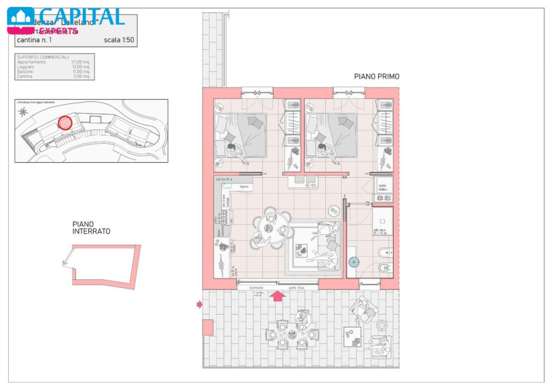  Parduodami 66 kv.m. apartamentai prie ežero (statomas projektas), Lombardija (Šiaurės Italija)  27