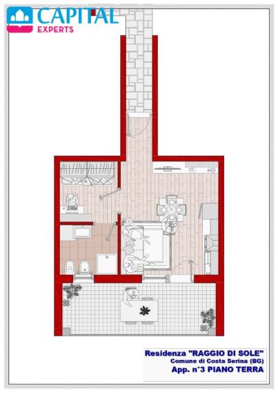  Parduodami 45 kv.m. apartamentai su terasa į kalnus, Lombardija (Šiaurės Italija)  17