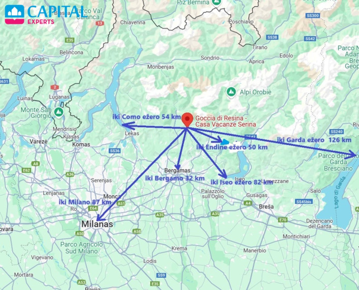  Parduodami 45 kv.m. apartamentai su terasa į kalnus, Lombardija (Šiaurės Italija)  21