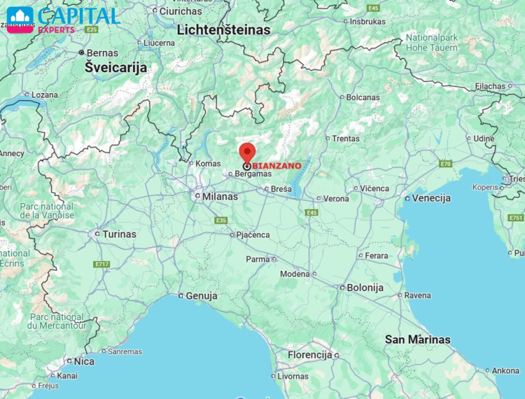 Parduodama vila su vaizdu į ežerą ir kalnus, Lombardija (Šiaurės Italija)  3