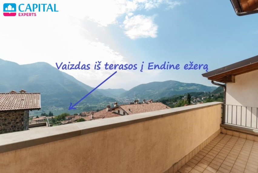 Parduodama vila su vaizdu į ežerą ir kalnus, Lombardija (Šiaurės Italija)  8