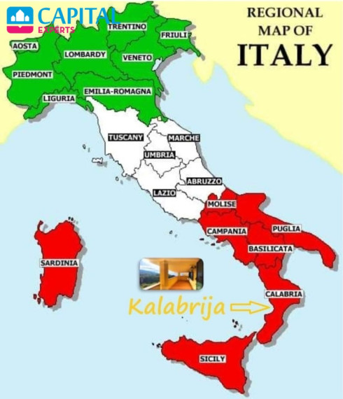 Parduodamas 3 kambarių butas su vaizdu į jūrą, Kalabrija (Italija)  2