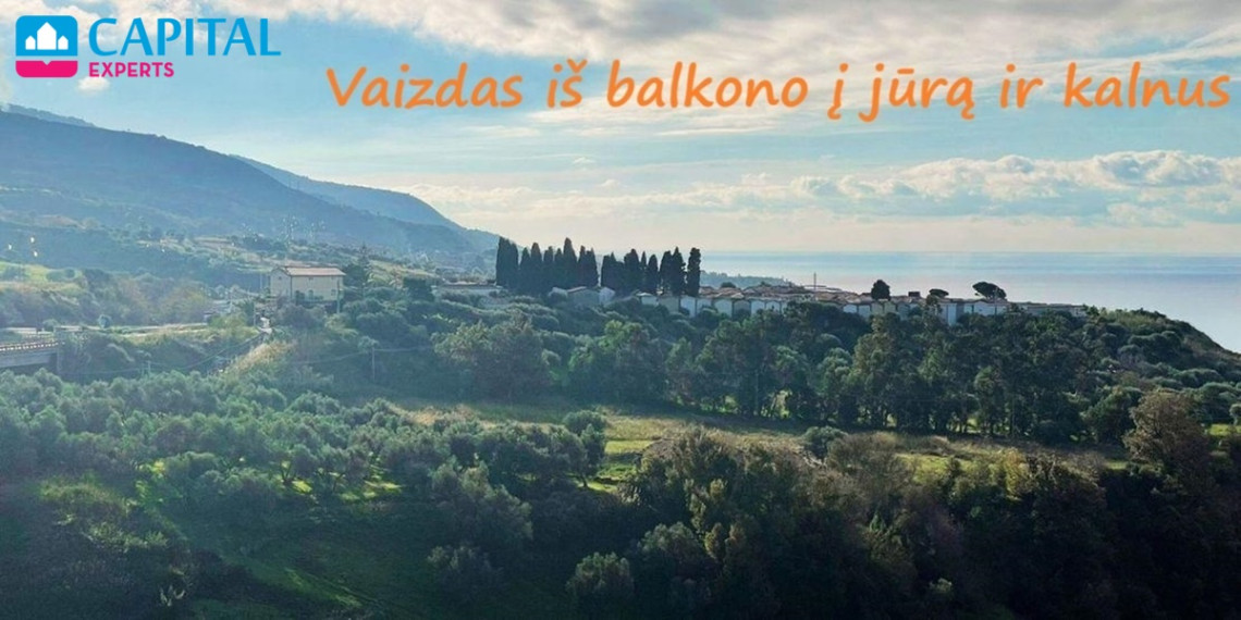 Parduodamas 3 kambarių butas su vaizdu į jūrą, Kalabrija (Italija)  4