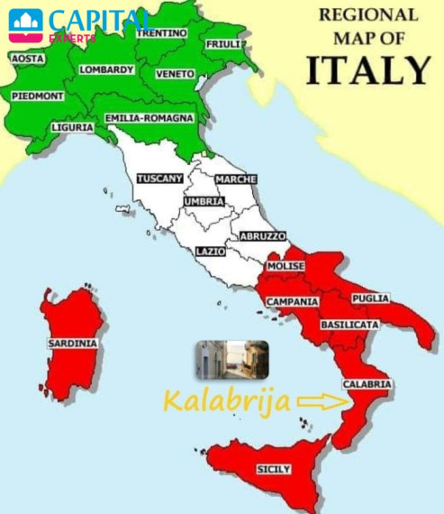 Parduodamas 1 kambario butas prie jūros, Kalabrija (Italija)  3