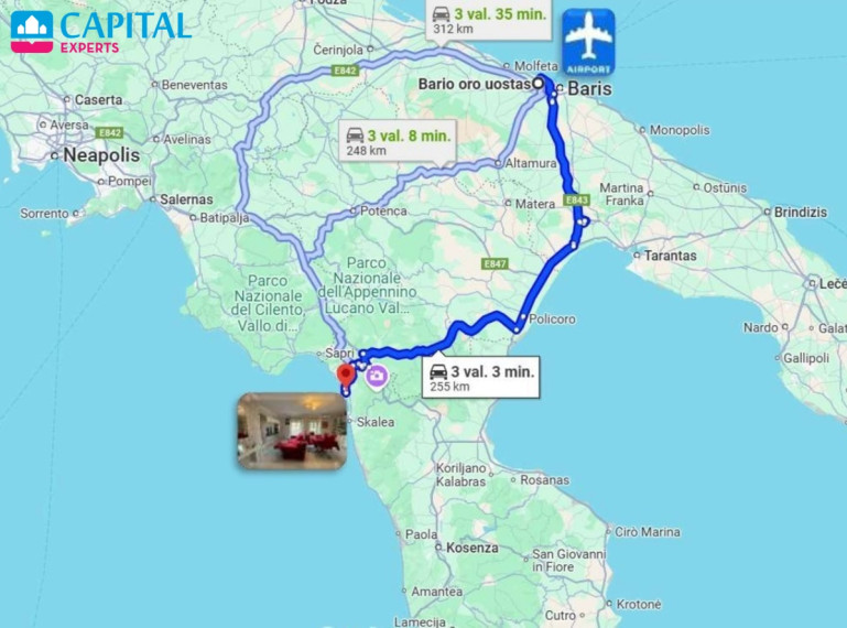 Parduodamas 4 kambarių butas su terasa vaizdu į jūrą, Kalabrija (Italija)  21