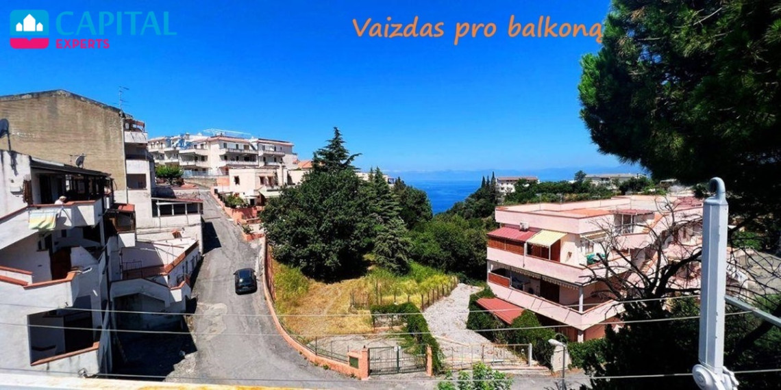  Parduodamas 2 kambarių butas su vaizdu į jūrą, Kalabrijoje (Italija)  3