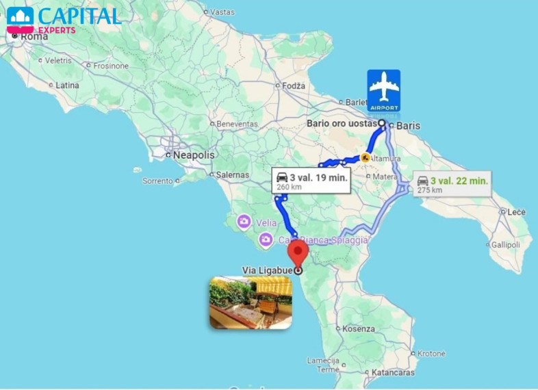   Parduodamas 3 kambarių butas su sodu Scalea, Kalabrijoje (Italija)  21