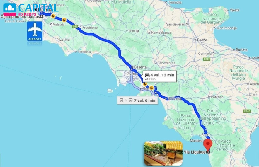   Parduodamas 3 kambarių butas su sodu Scalea, Kalabrijoje (Italija)  23