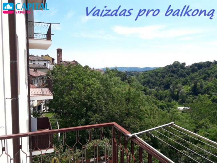 Parduodamas 3 kambarių butas su balkonais, Pjemonte (Šiaurės Italija)  8
