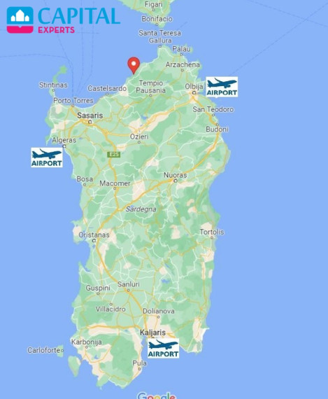 Parduodami apartamentai Sardinijoje (Italija) 90 m² su vaizdu į jūrą 12