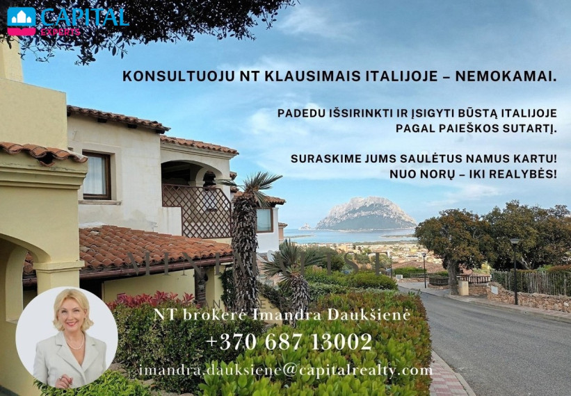 Parduodami apartamentai Sardinijoje (Italija) 90 m² su vaizdu į jūrą 15