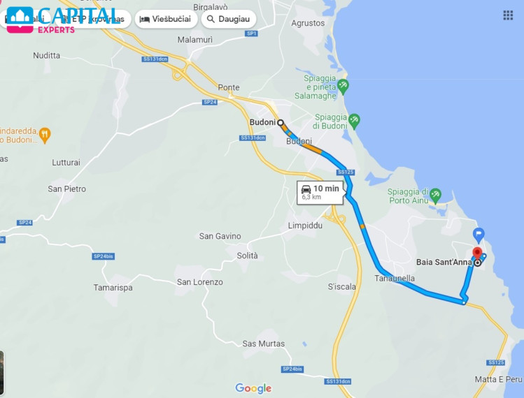 Parduodami SANT‘ANNA apartamentai Sardinijoje (Italija) 64,48 m² šalia jūros 11