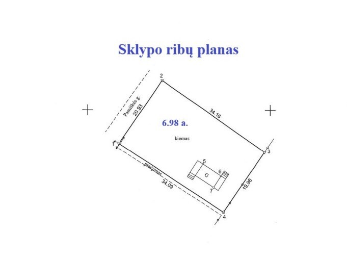 Parduodamas namas Pamiškio g., Gervėnupio k., Kauno r. sav., 40.33 m2 ploto, 1 aukštai 12
