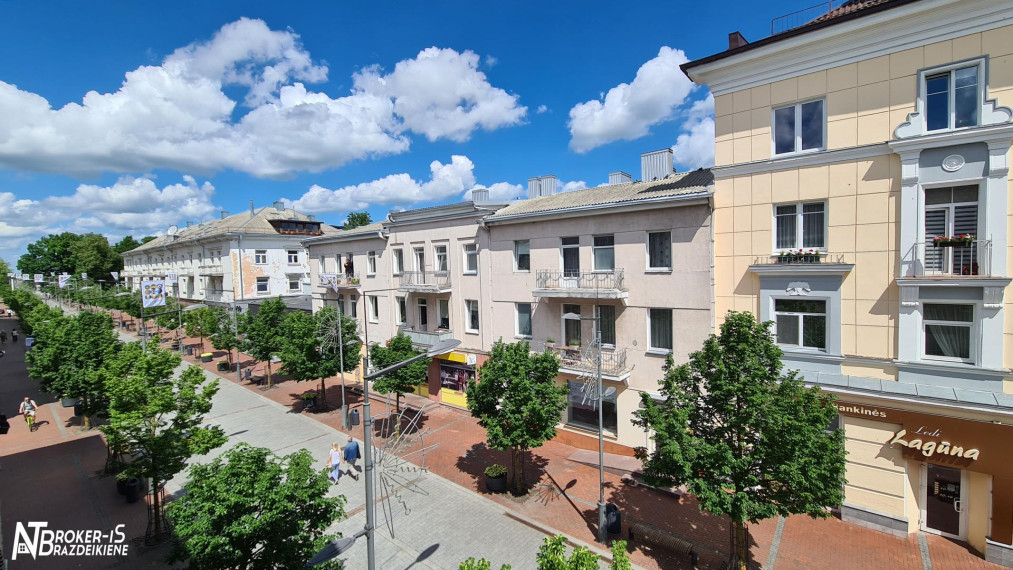 Parduodamas butas Vilniaus g., Centras, Šiaulių m., Šiaulių m. sav., 60.44 m² ploto 2 kambariai 11