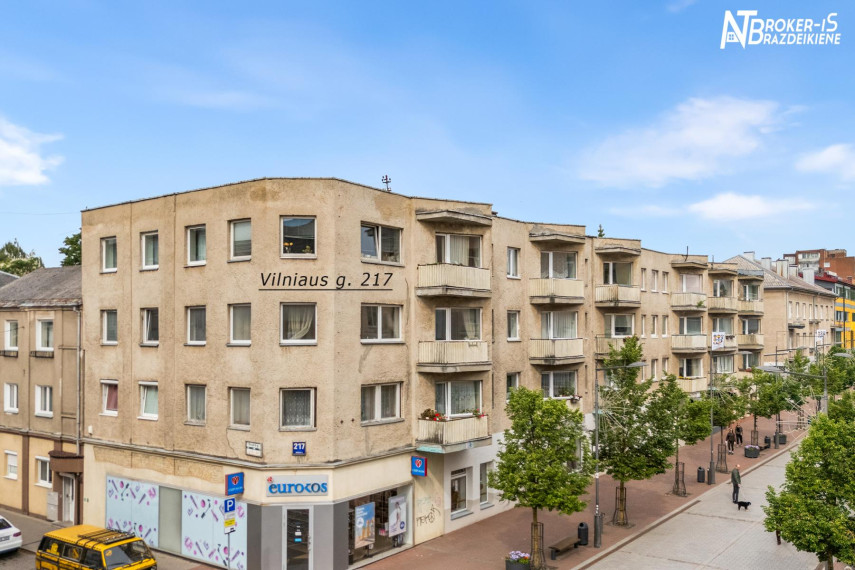 Parduodamas butas Vilniaus g., Centras, Šiaulių m., Šiaulių m. sav., 60.44 m² ploto 2 kambariai 41