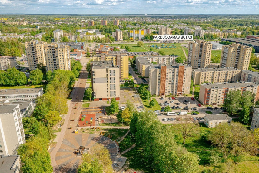 Parduodamas butas Aido g., Šiaulių m., Šiaulių m. sav., 58.97 m2 ploto, 2 kambariai 2