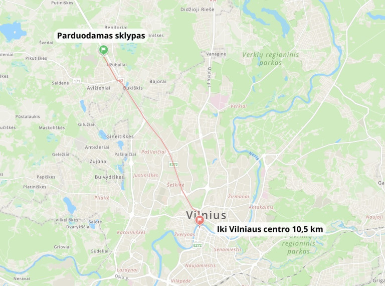 Parduodamas kitos paskirties sklypas Vilniaus r. sav., Avižienių mstl., Ožiarūčių, 50 a ploto 9