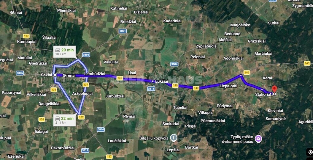 Parduodamas namas Šiaudinių k., Šakių r. sav., 71.35 m2 ploto, 1 aukštai 21
