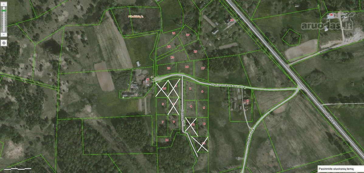 Parduodamas sklypas Gervuogių g., Pikeliškių k., Vilniaus r. sav., 10.00 a ploto 16