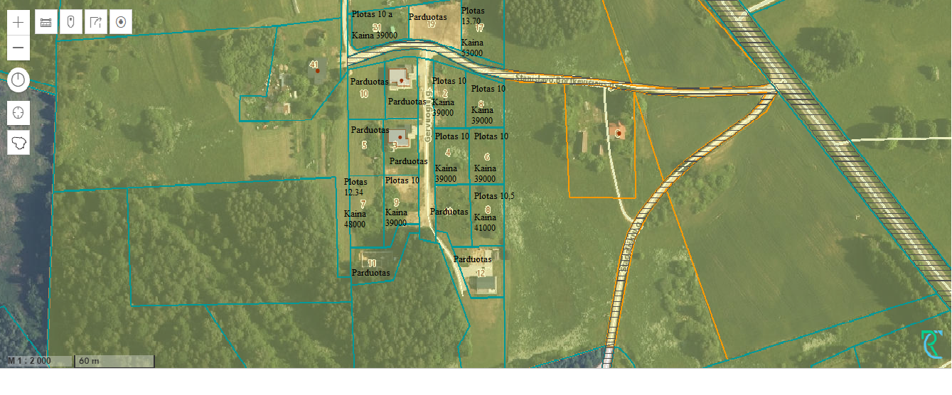 Parduodamas sklypas Gervuogių g., Pikeliškių k., Vilniaus r. sav., 10.00 a ploto 5