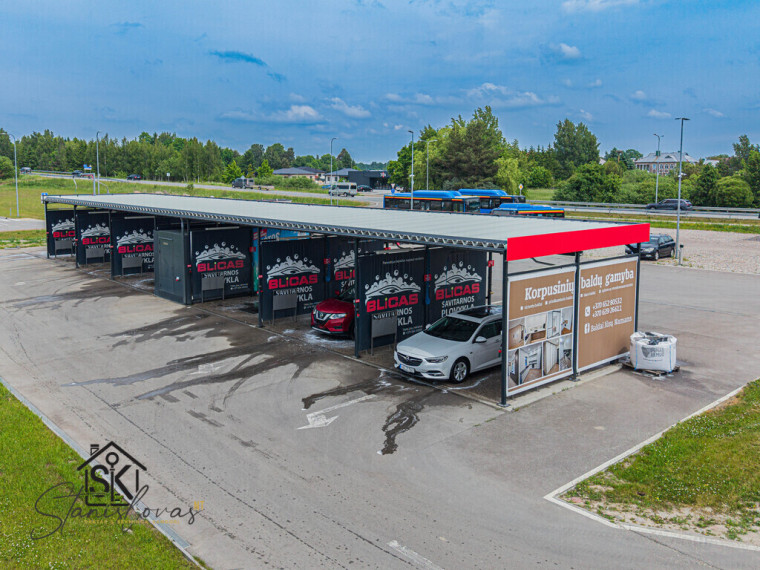 PARDUODAMA PELNINGAI VEIKIANTI SAVITARNOS AUTOMOBILIŲ PLOVYKLA GARGŽDUOSE 2