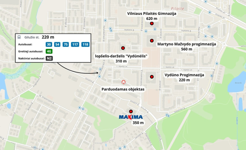 Parduodamas butas Gilužio g., Vilniaus m., Vilniaus m. sav., 75.16 m2 ploto, 3 kambariai 32