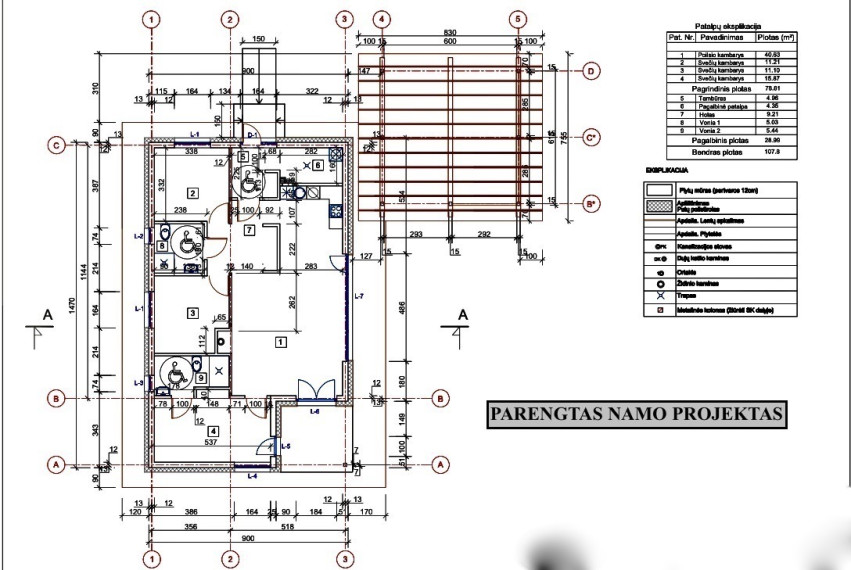Parduodamas namas Pusiasalio g., Peliūnų k., Elektrėnų sav., 107 m2 ploto 23