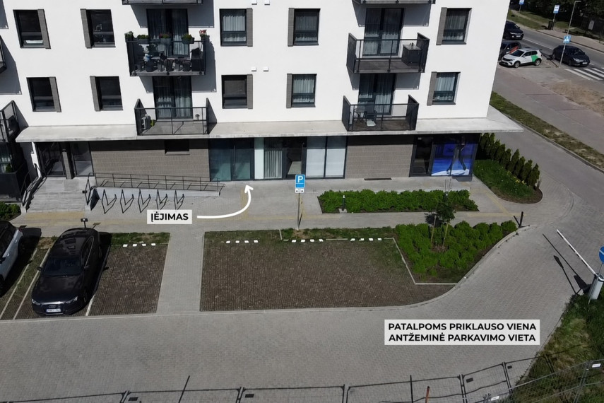 Nuomojamos administracinės, maitinimo, paslaugų, prekybos patalpos Pavilnionių g., Vilniaus m., Vilniaus m. sav., 78.16 m2 ploto 13