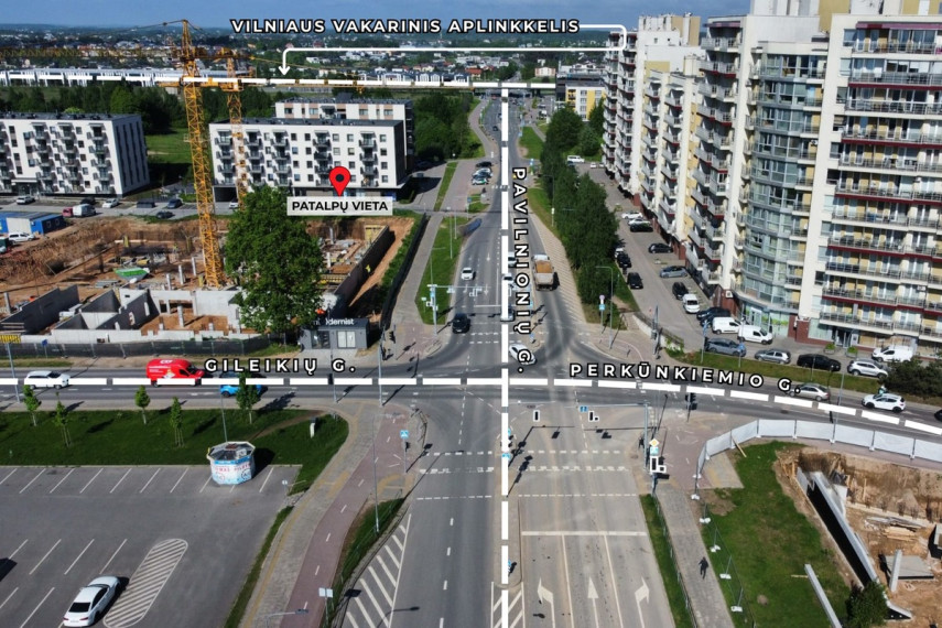 Nuomojamos administracinės, maitinimo, paslaugų, prekybos patalpos Pavilnionių g., Vilniaus m., Vilniaus m. sav., 78.16 m2 ploto 15
