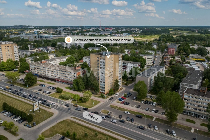 Parduodamas butas Tilžės g., Šiaulių m., Šiaulių m. sav., 67.61 m2 ploto, 3 kambariai 2